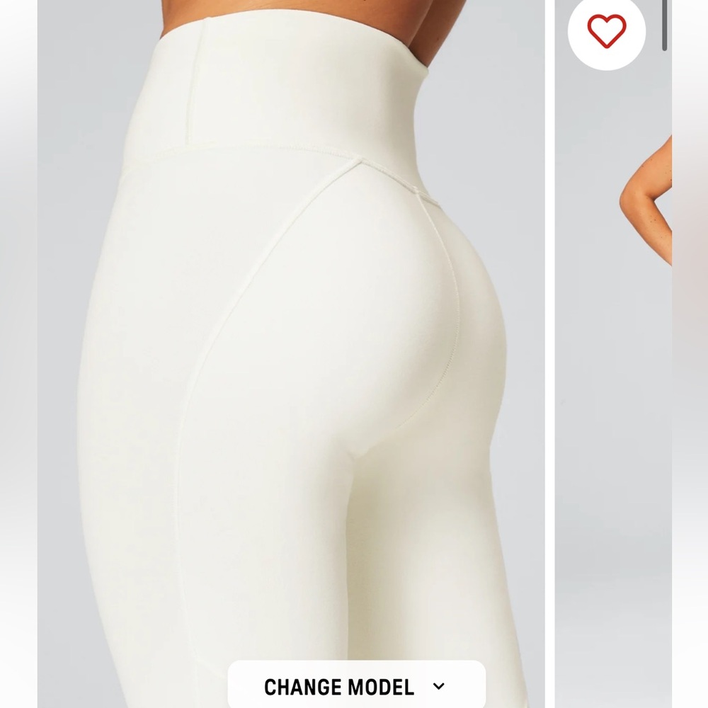 Nwot Fabletics White Define Powerhold High-Waiste… - image 2